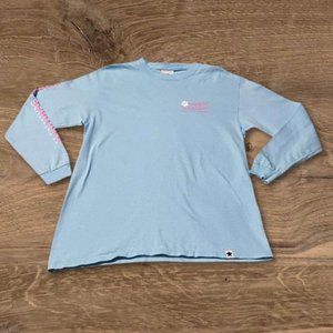 Simply Southern  Light Blue Stay Pawsitive Long Sleeve Top – Size Youth Large
